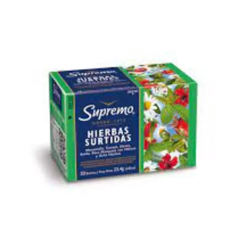 Te Surtido hierbas Supremo 20 bolsitas
