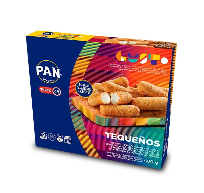 Tequeños de queso P.A.N.