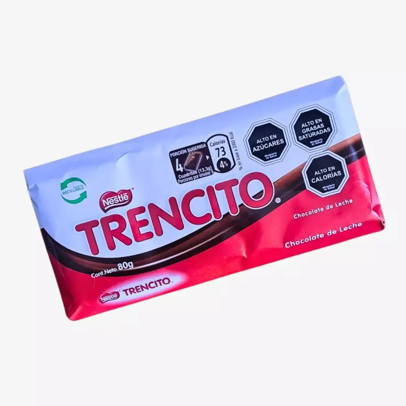 trencito 80g chocolate con leche