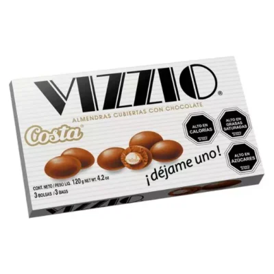 Chocolate Vizzio 120g con relleno cremoso