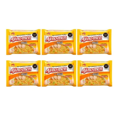 Ajinomen Sopa Instantánea Pollo Pack 6 Sobres de 80 g