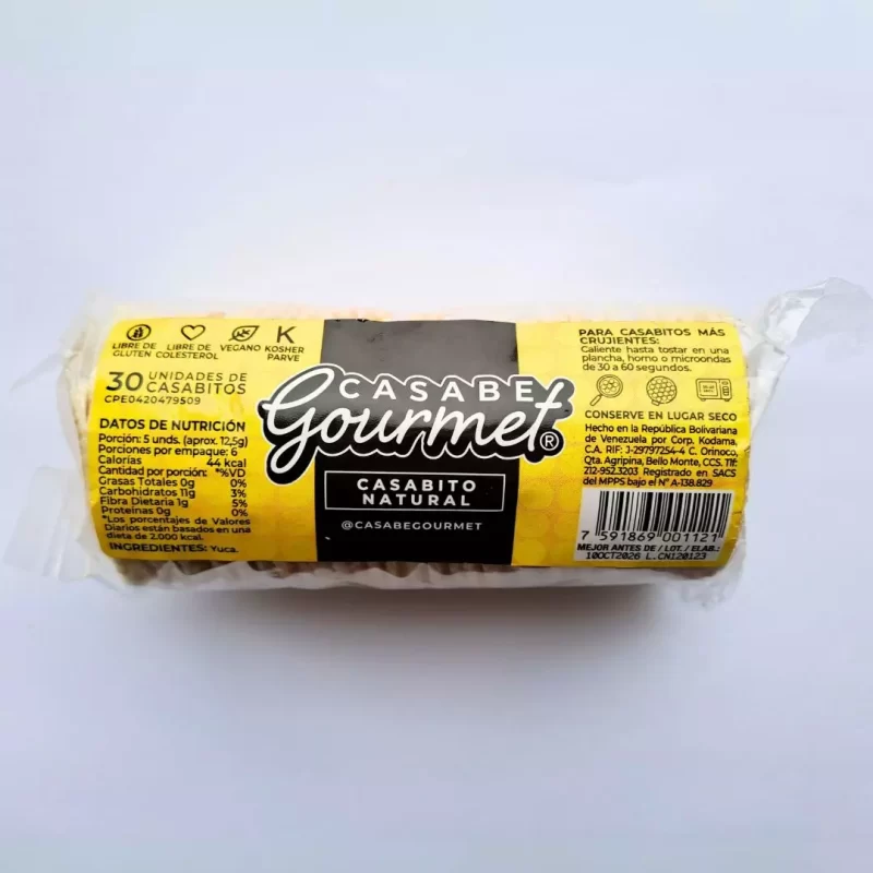 casabitos, snack saludable, sin gluten, vegano, kosher, casabe, aperitivos saludables