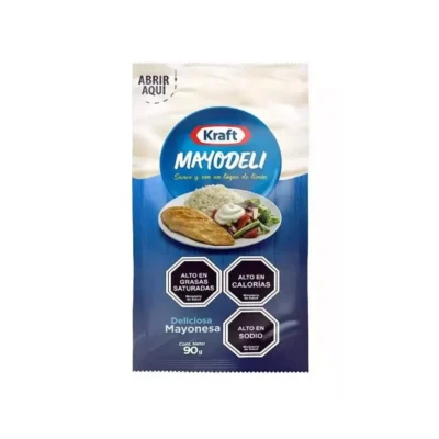 Mayonesa Kraft Deli 90g práctica y deliciosa