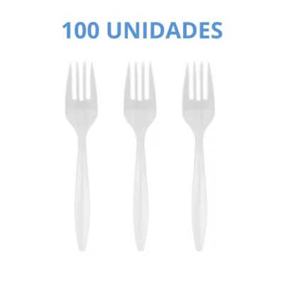 Tenedores plásticos N°6 pack 100 unidades