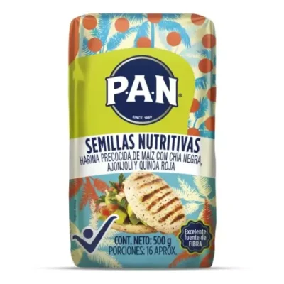 Mezcla Semillas Nutritivas P.A.N. 500 g harina de maíz con semillas