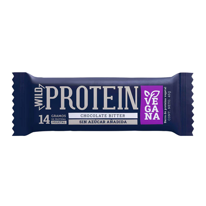 Barra Wild Protein Chocolate 45g Wild Protein Vegana Chocolate 45g