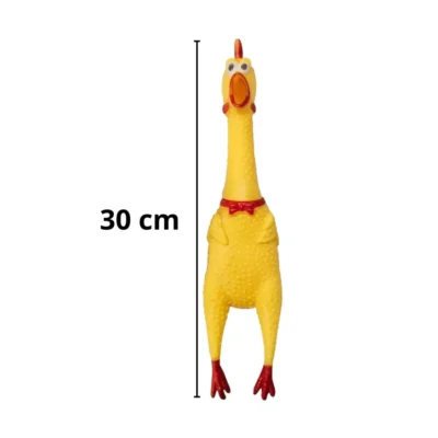 Juguete Pollo Chillón para perros de 30 cm