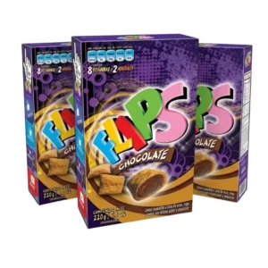Pack 3 Flips Chocolate 220g
