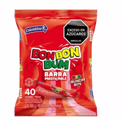Bon Bon Bum Barra Masticable 40 unidades