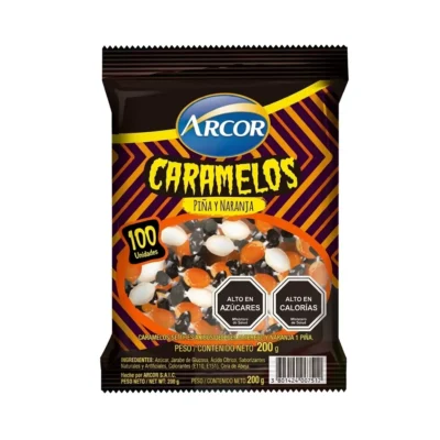Caramelos Arcor Piña y Naranja 200 g