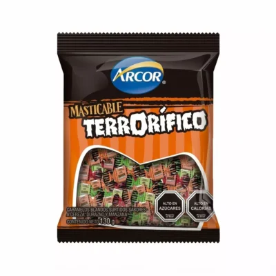 Caramelos Masticables Arcor Terrorífico Halloween 130 g